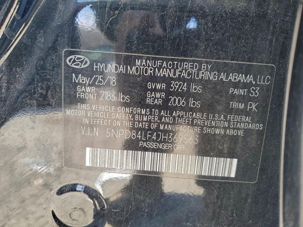 2018 HYUNDAI ELANTRA SEL photo 12