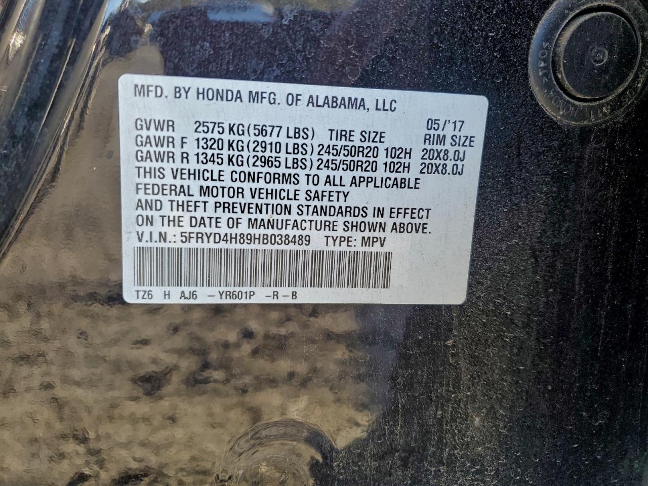 2017 ACURA MDX ADVANCE photo 13