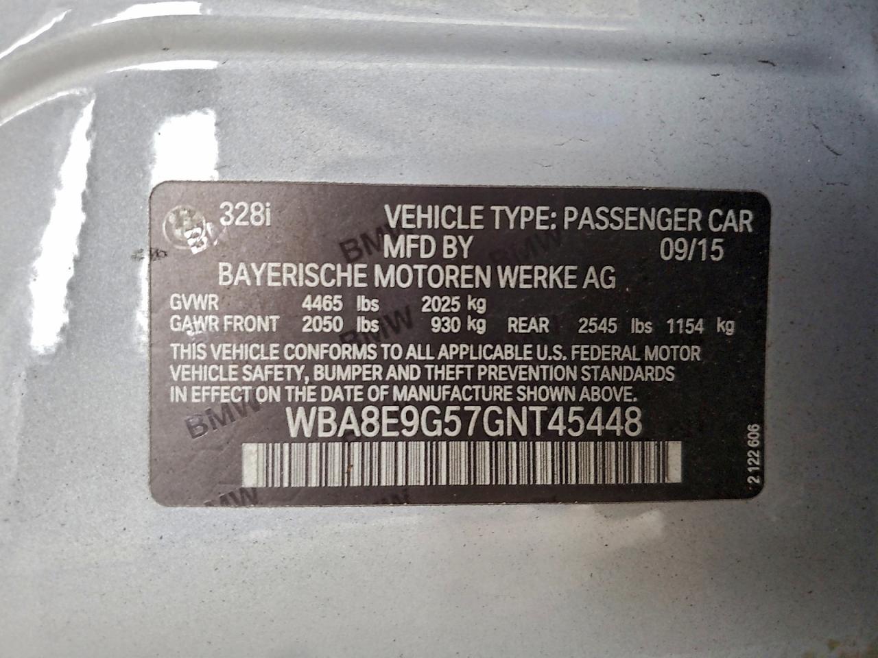 2016 BMW 328 I SULEV photo 23