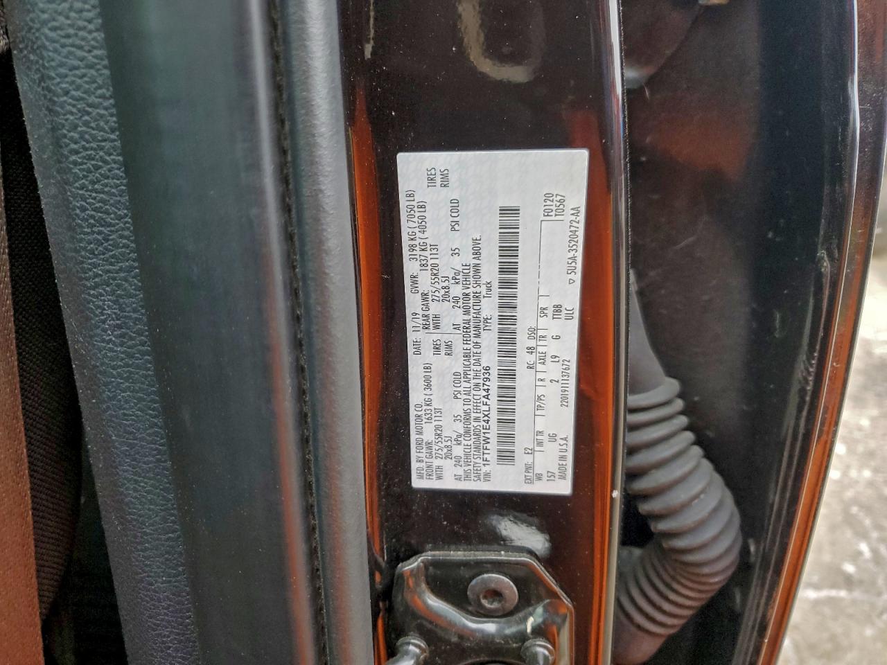 2020 FORD F150 SUPERCREW photo 12