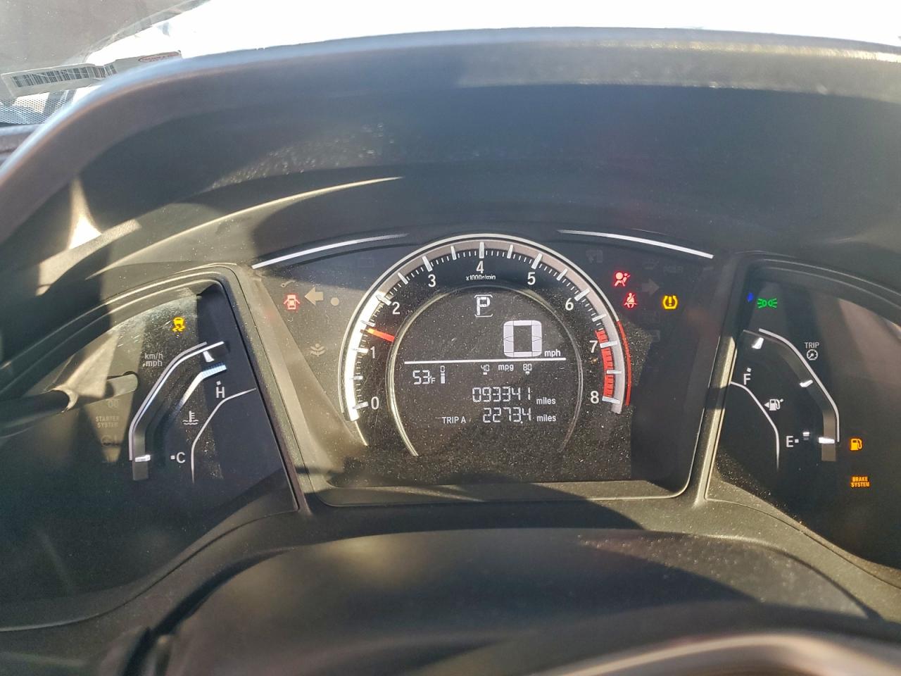 2016 HONDA CIVIC LX photo 9