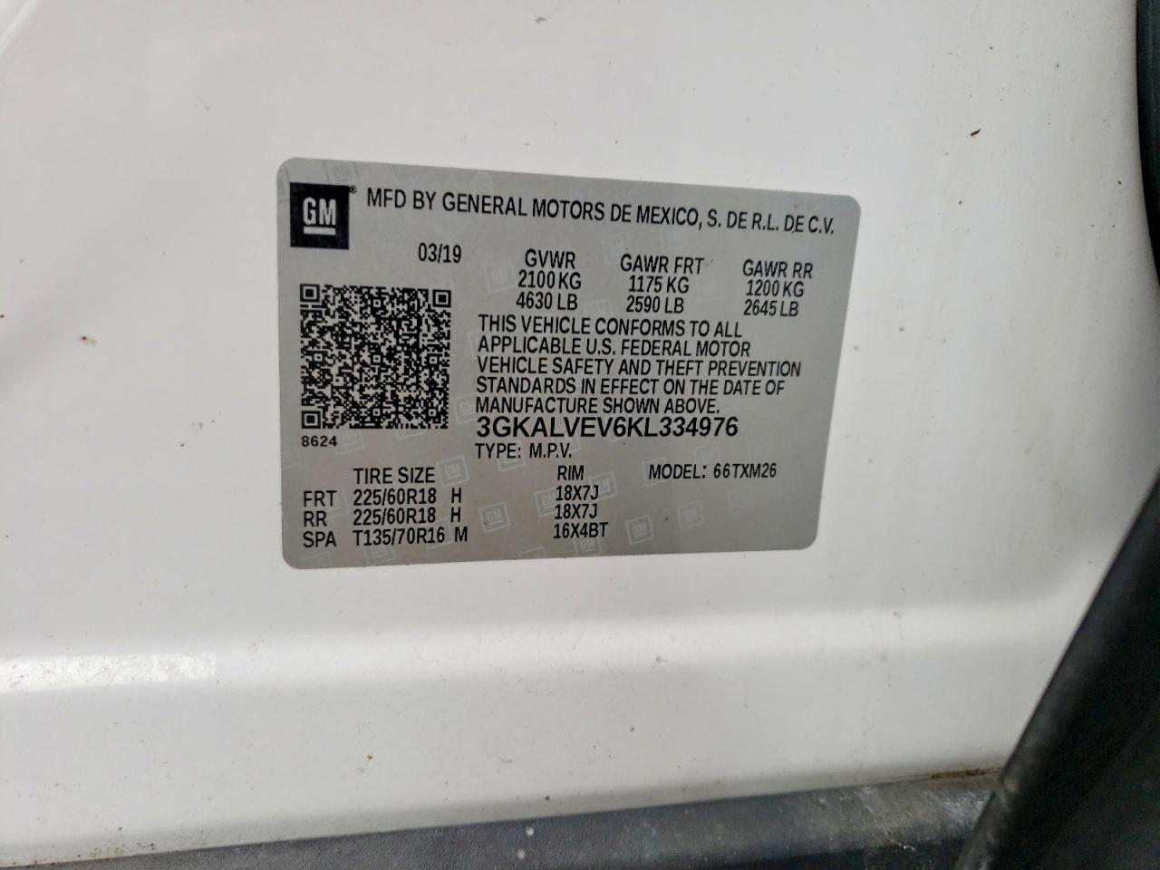 2019 GMC TERRAIN SLT photo 12