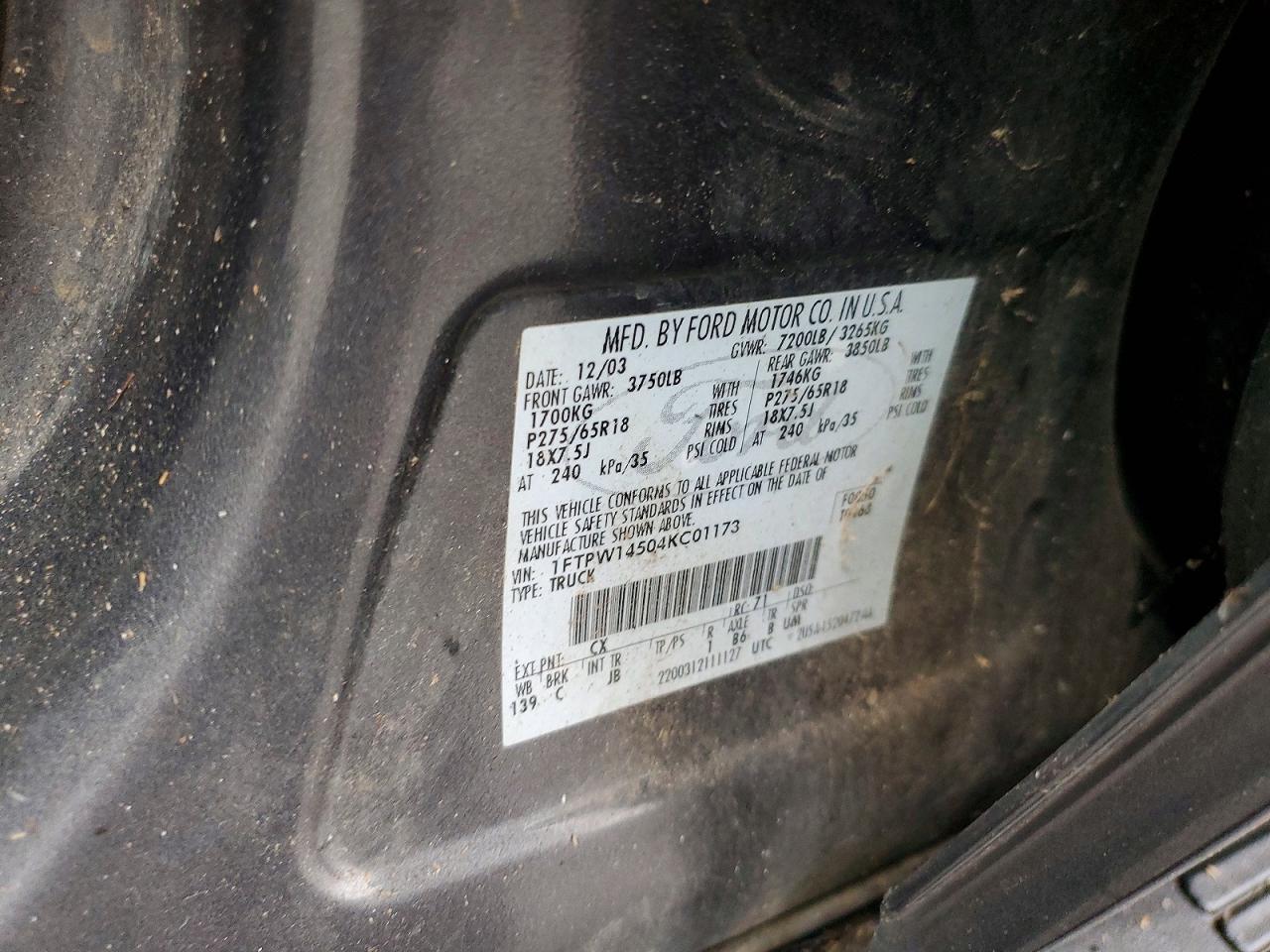 2004 FORD F150 SUPERCREW photo 23