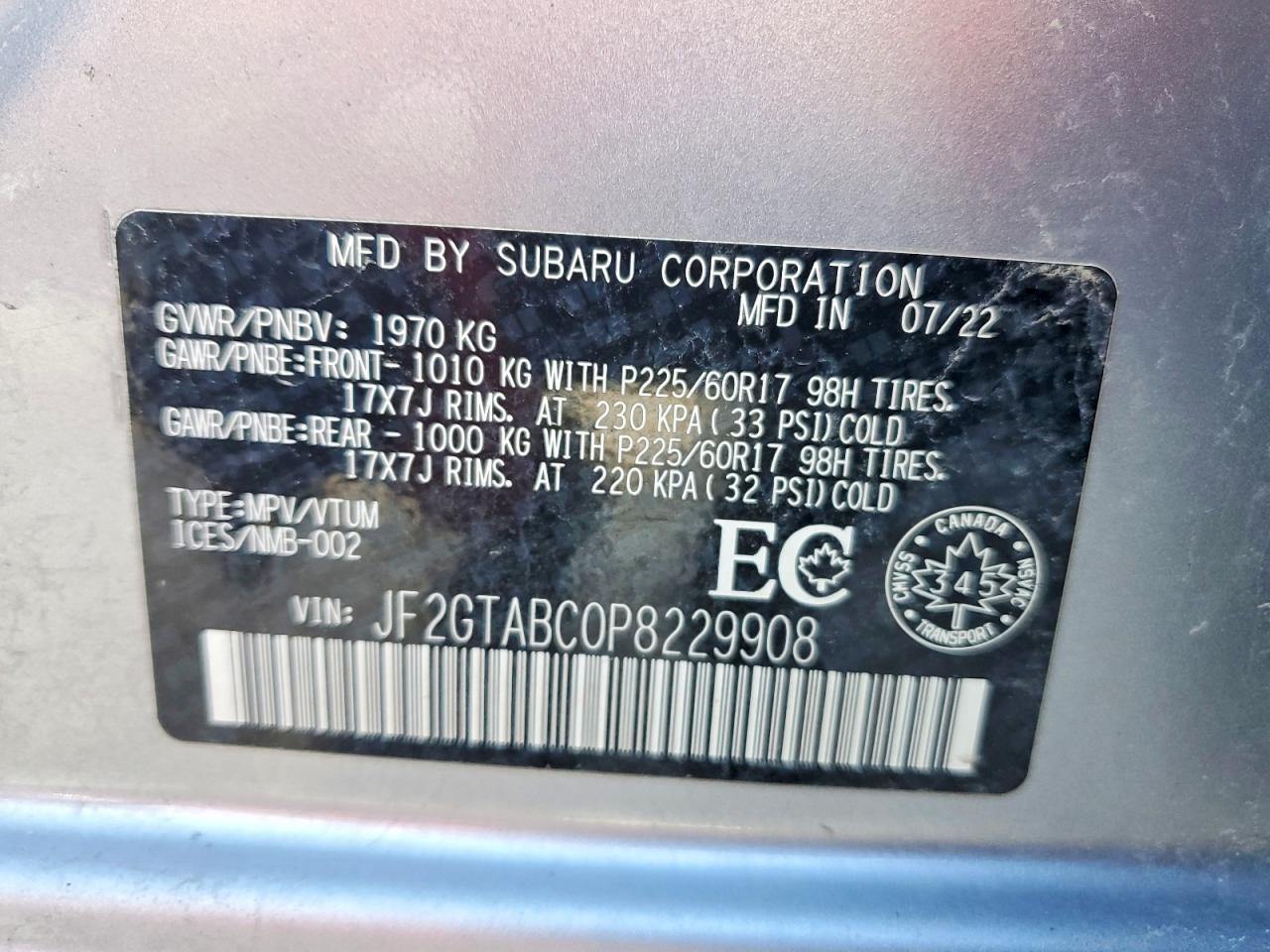 2023 SUBARU CROSSTREK photo 27