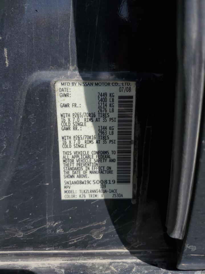2009 NISSAN XTERRA OFF ROAD photo 13