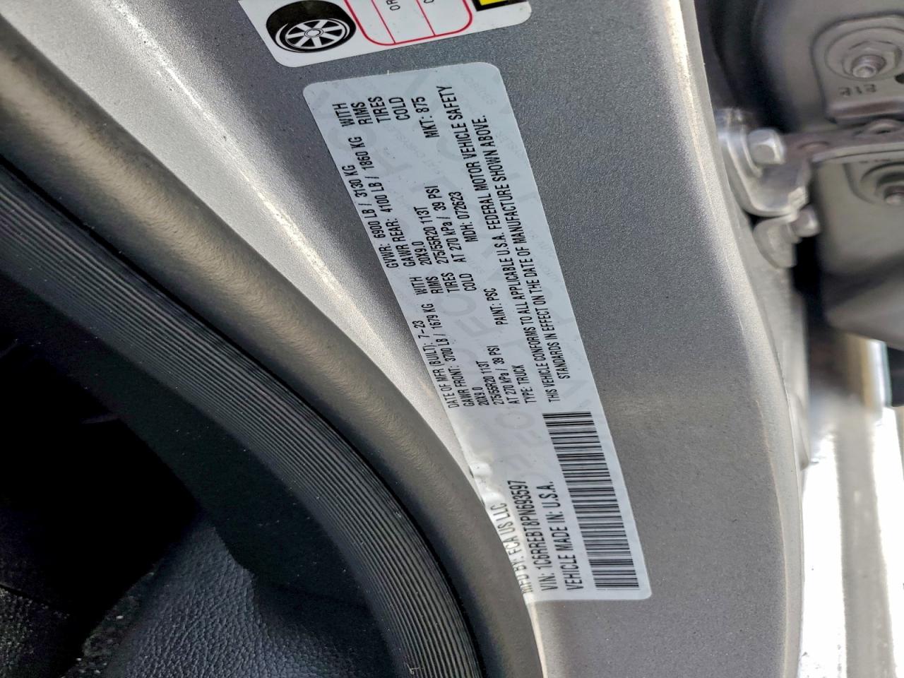 2023 RAM 1500 BIG HORN/LONE STAR photo 12