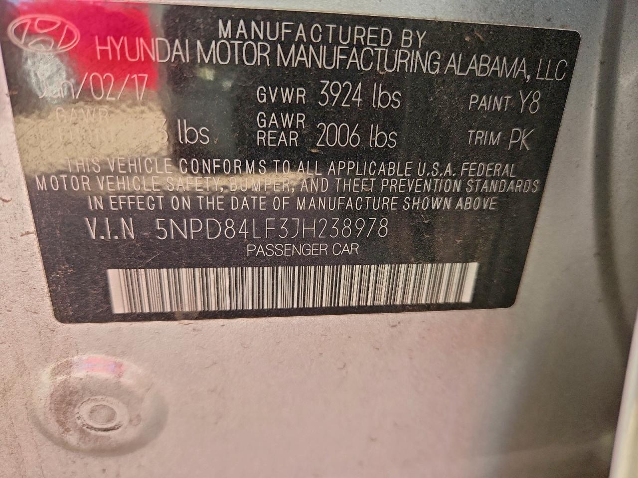2018 HYUNDAI ELANTRA SEL photo 12