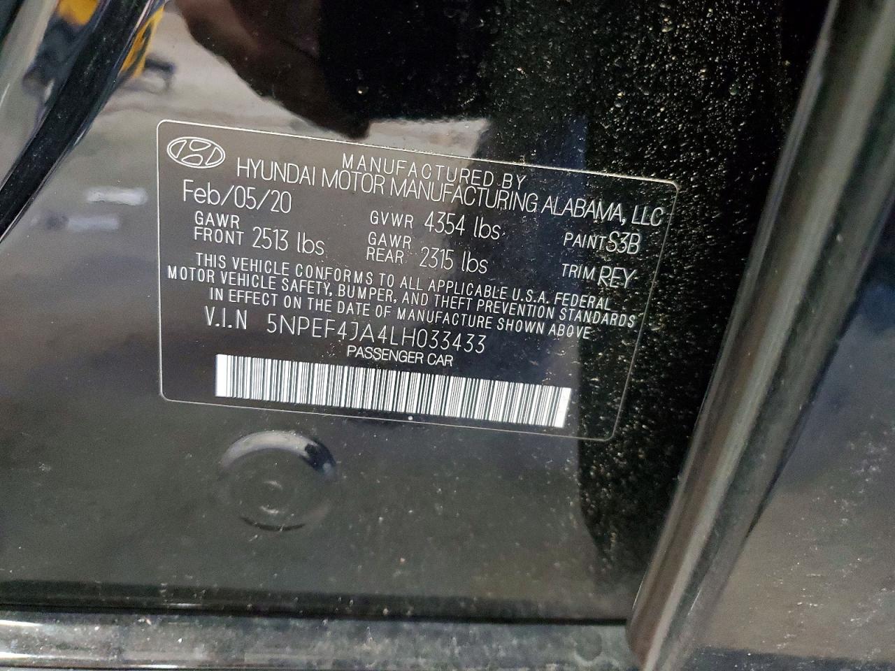 2020 HYUNDAI SONATA SEL photo 13