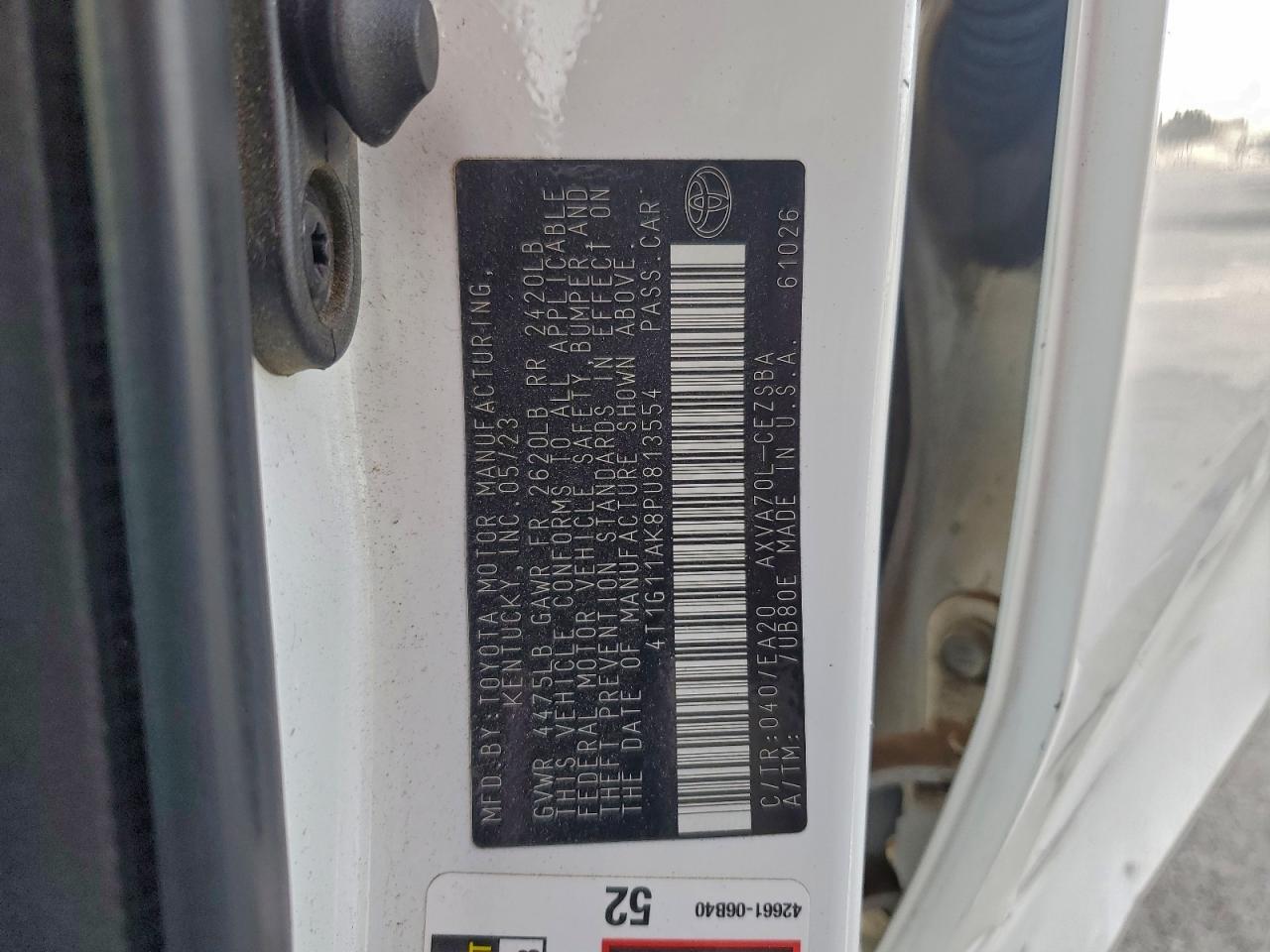 2023 TOYOTA CAMRY SE NIGHT SHADE photo 12