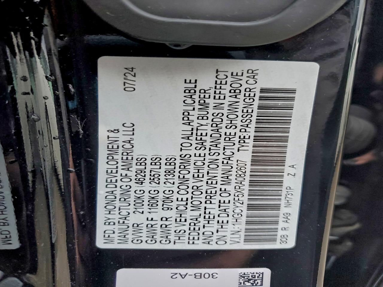 2024 HONDA ACCORD HYBRID SPORT photo 13