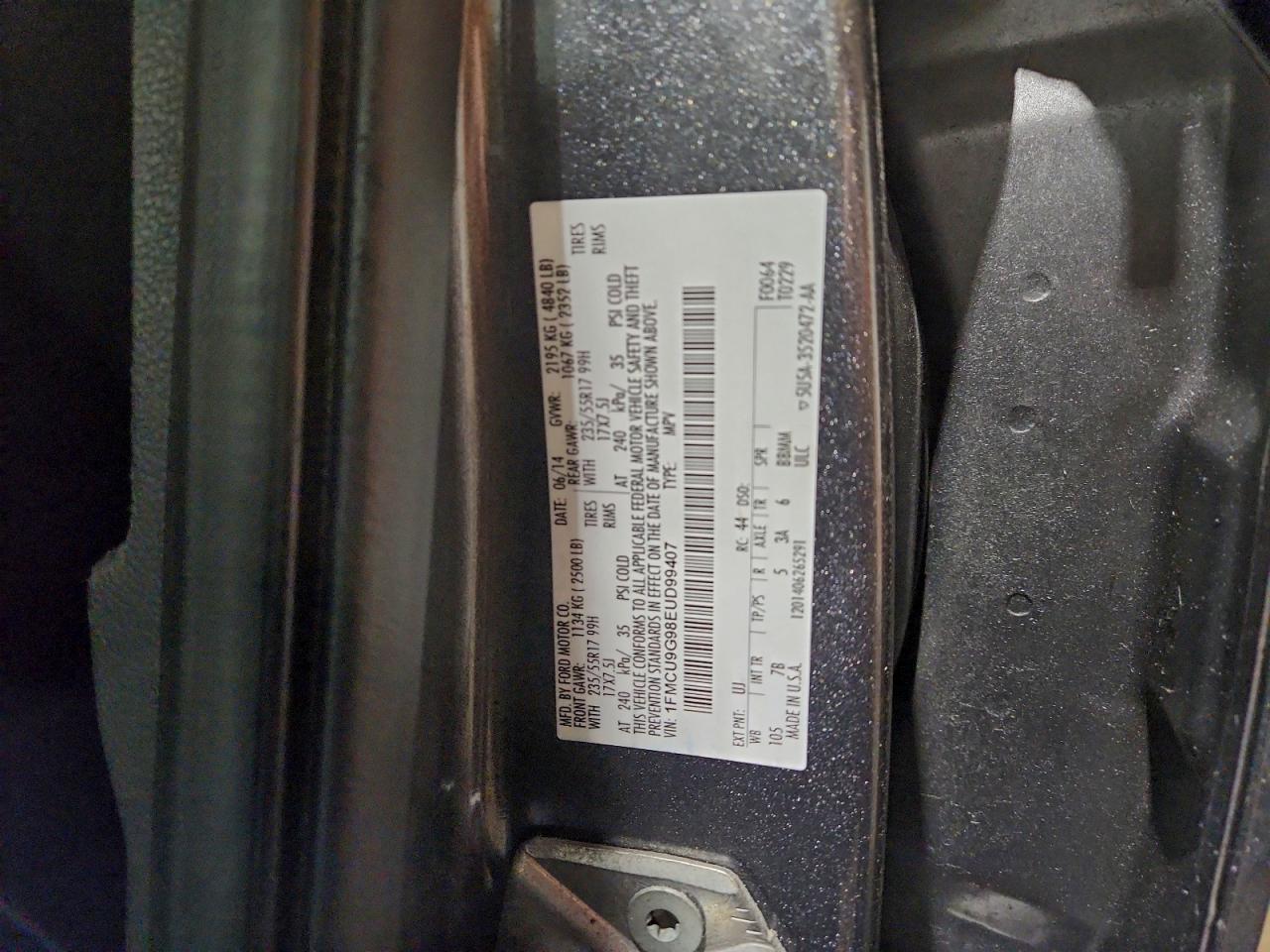 2014 FORD ESCAPE SE photo 13