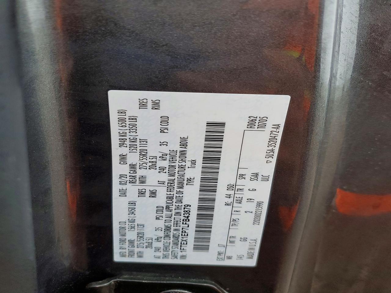 2020 FORD F150 SUPER CAB photo 23