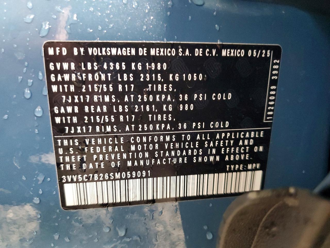 2025 VOLKSWAGEN TAOS S photo 13