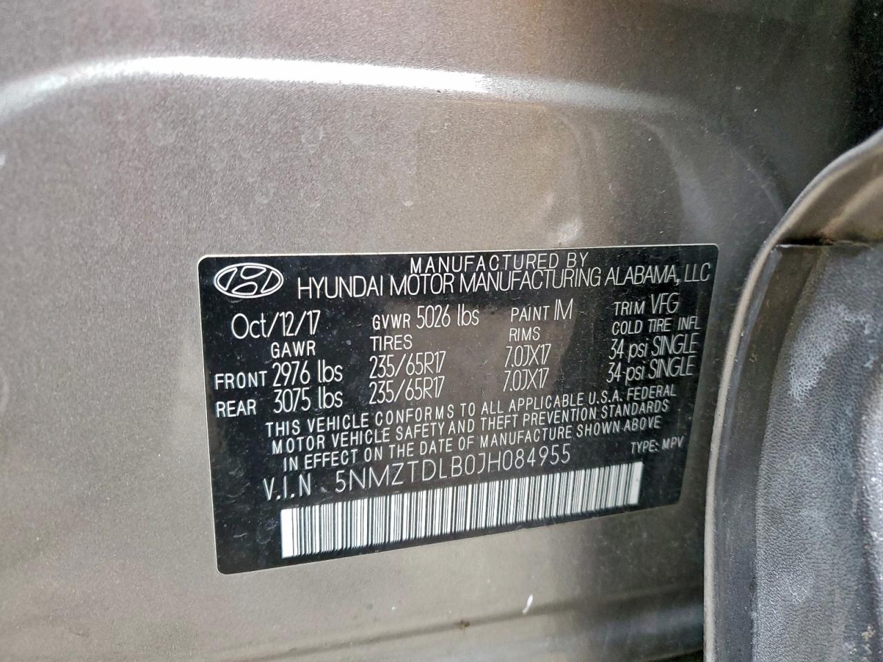 2018 HYUNDAI SANTA FE SPORT photo 14