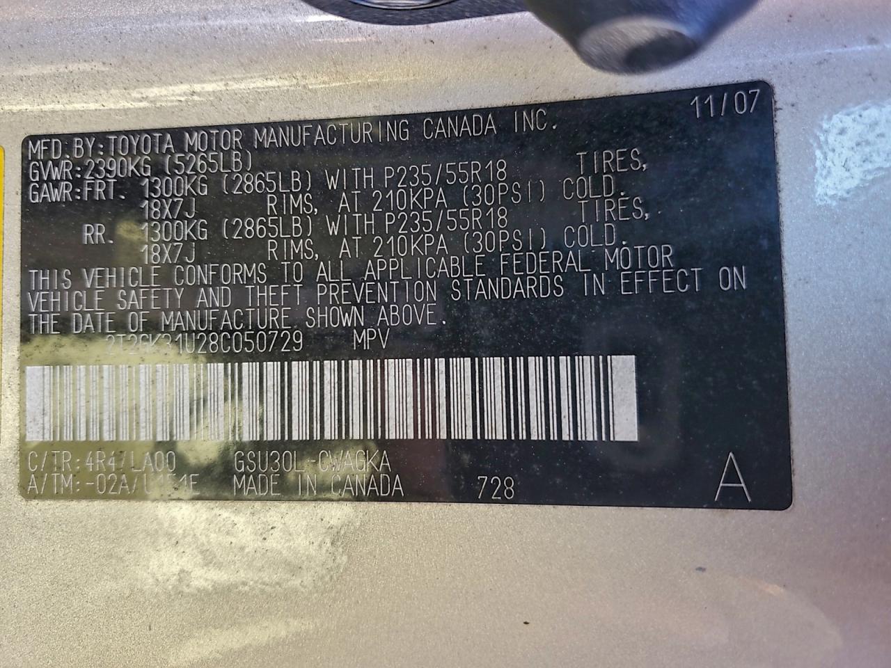 2008 LEXUS RX 350 photo 13