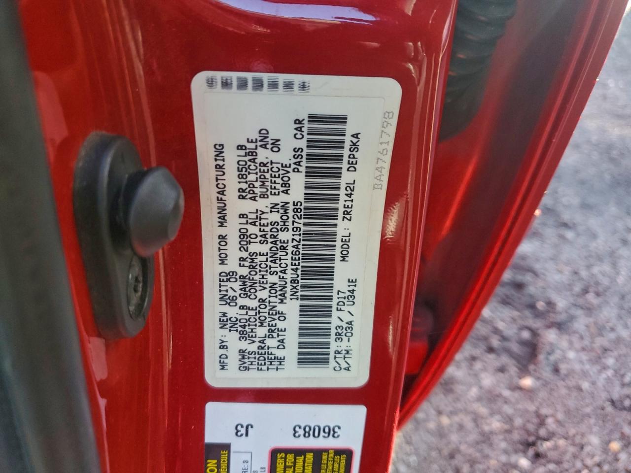 2010 TOYOTA COROLLA BASE photo 12