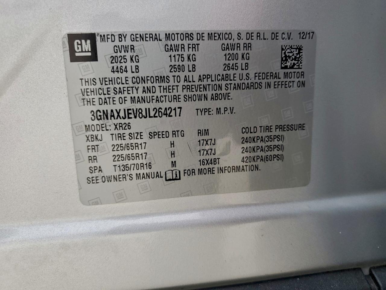 2018 CHEVROLET EQUINOX LT photo 13