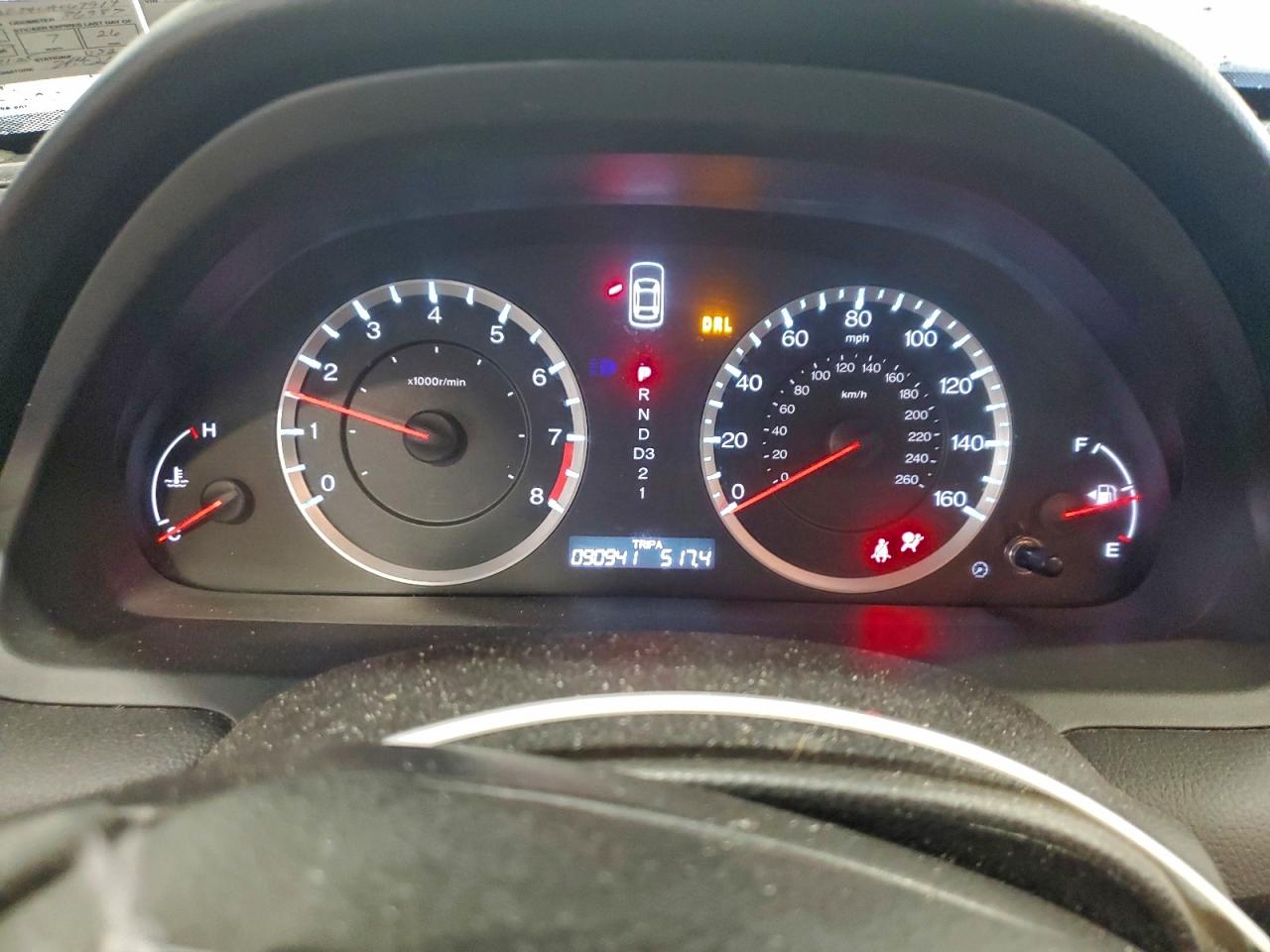 2012 HONDA ACCORD EXL photo 9