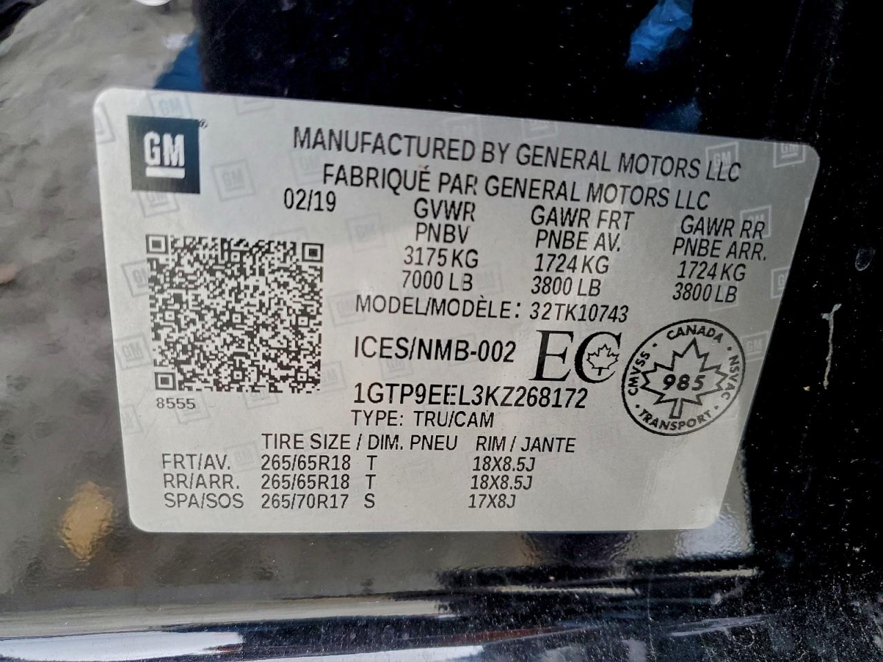 2019 GMC SIERRA K1500 AT4 photo 13