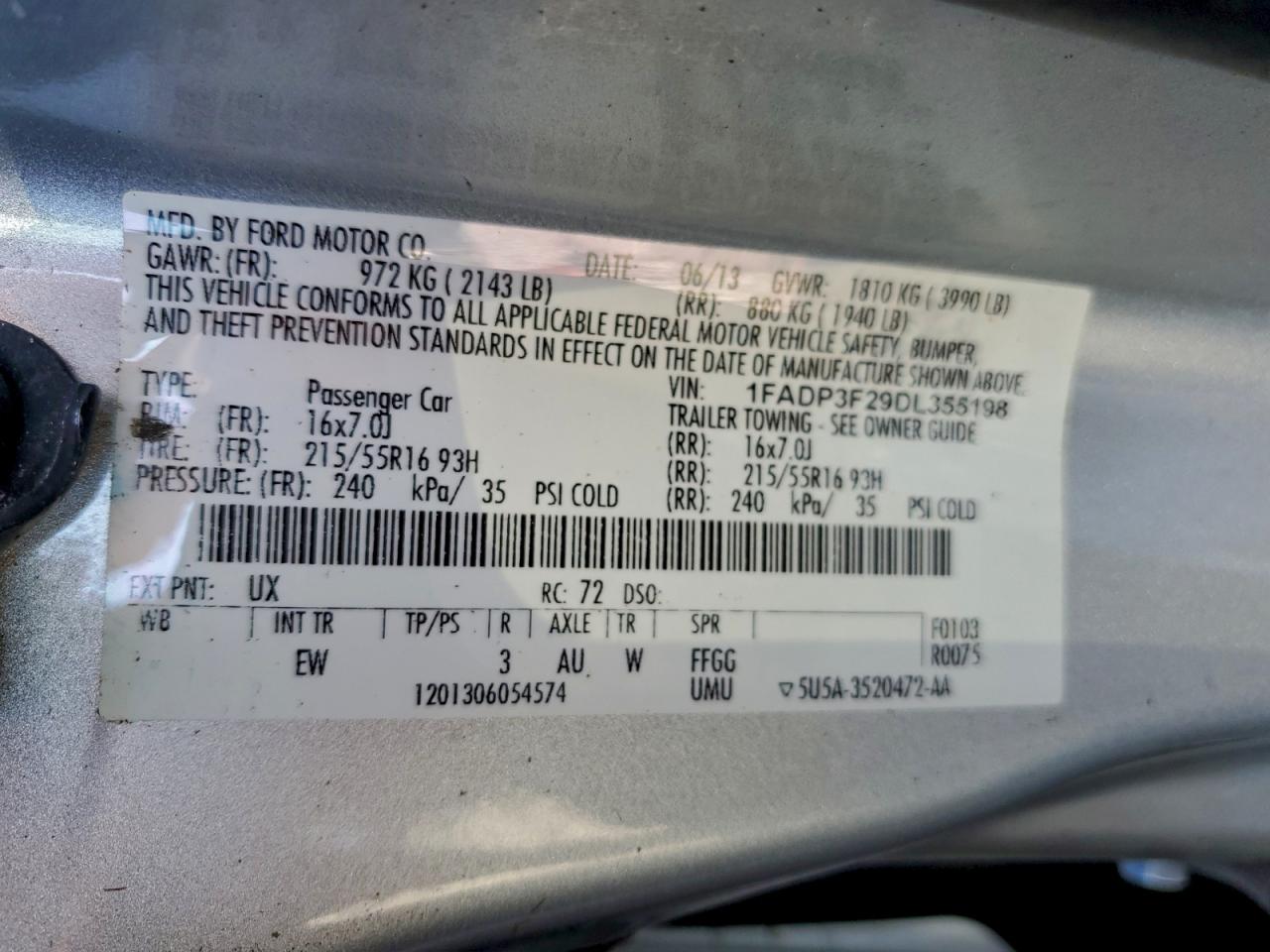 2013 FORD FOCUS SE photo 23