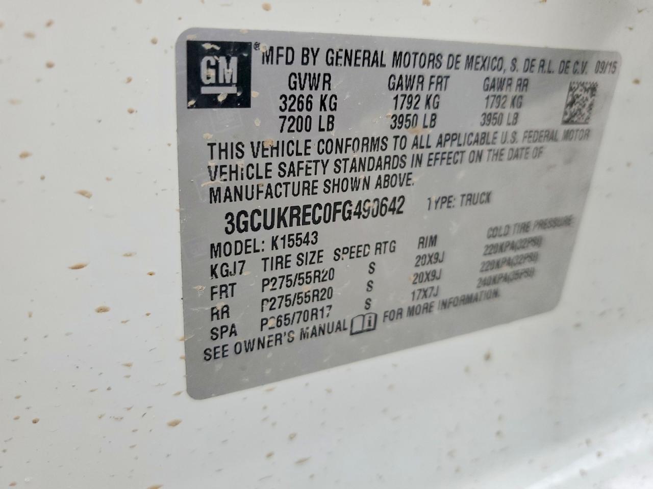 2015 CHEVROLET SILVERADO K1500 LT photo 37