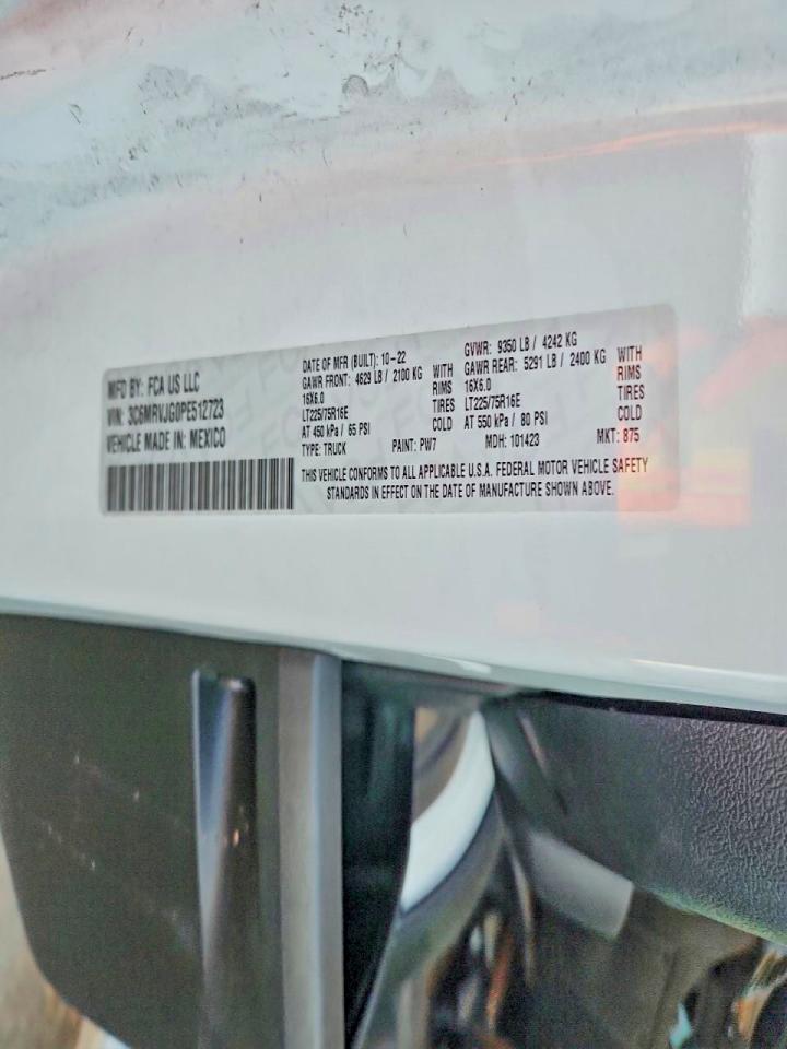 2023 RAM PROMASTER 3500 DELIVERY VAN photo 12