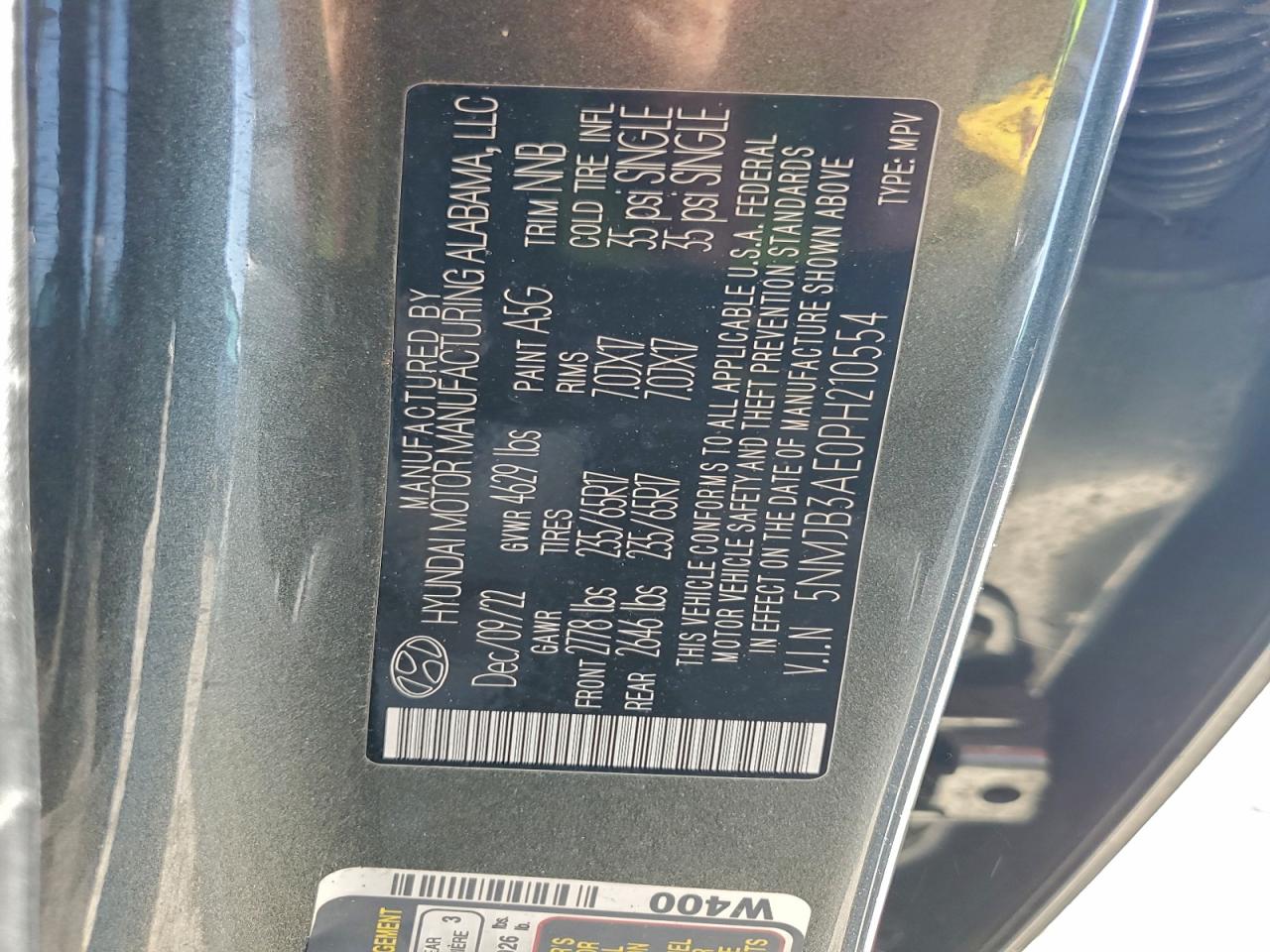 2023 HYUNDAI TUCSON SEL photo 13