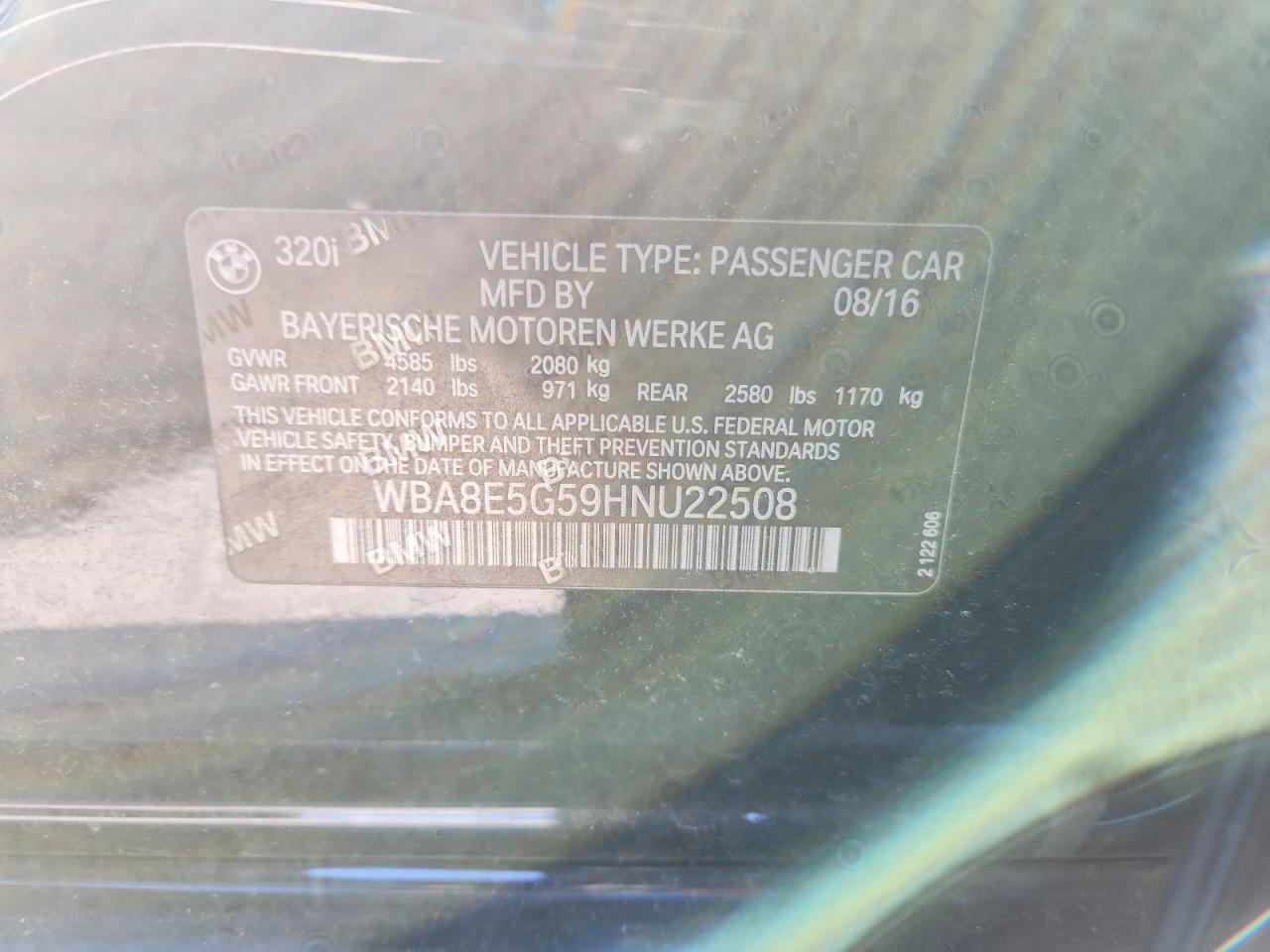 2017 BMW 320 XI photo 12