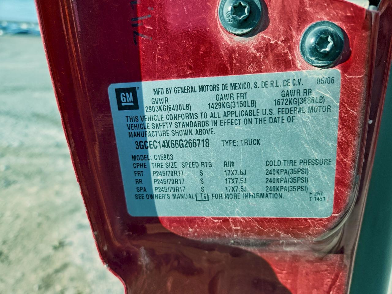 2006 CHEVROLET SILVERADO C1500 photo 12