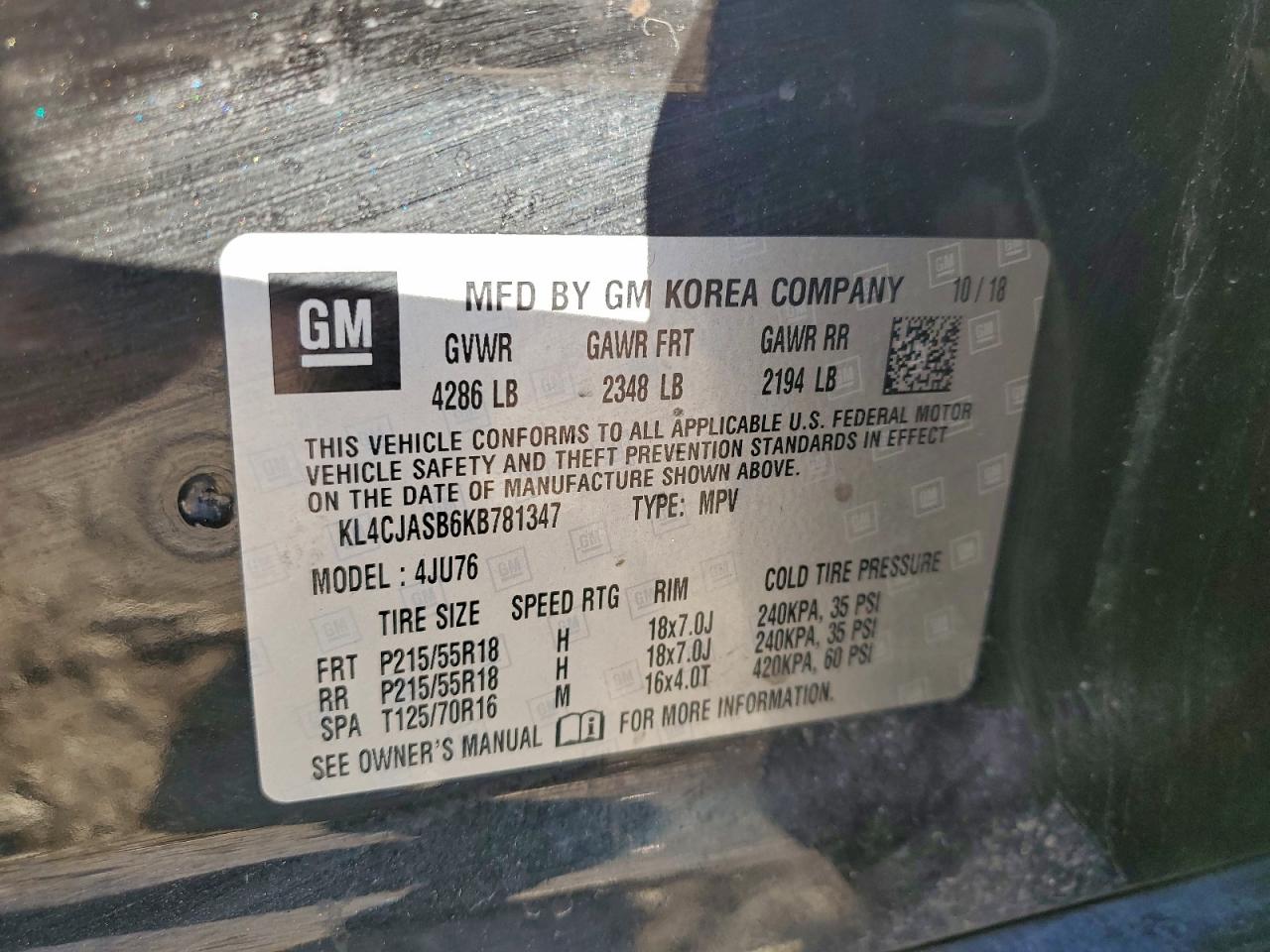 2019 BUICK ENCORE PREFERRED photo 12