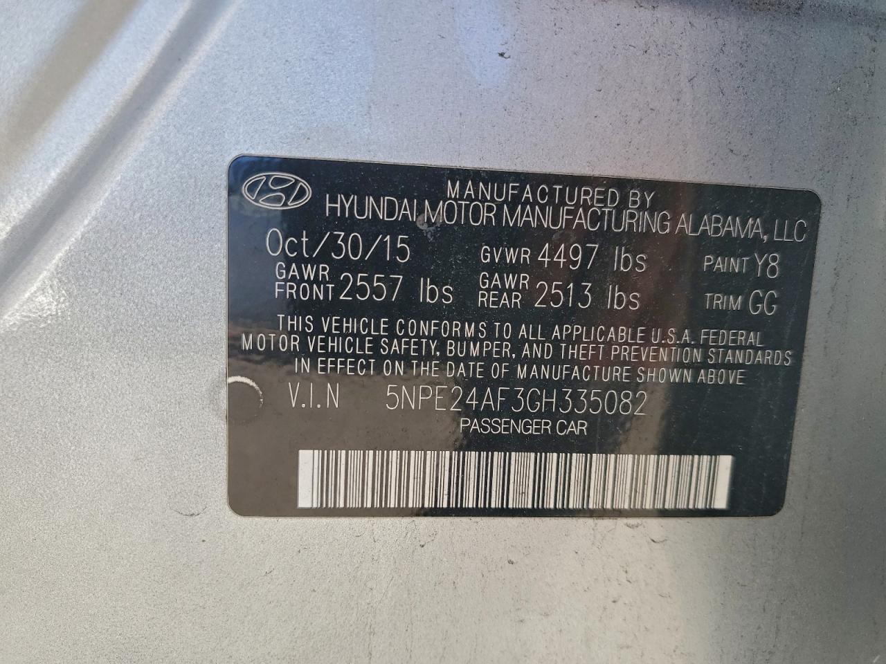 2016 HYUNDAI SONATA SE photo 12