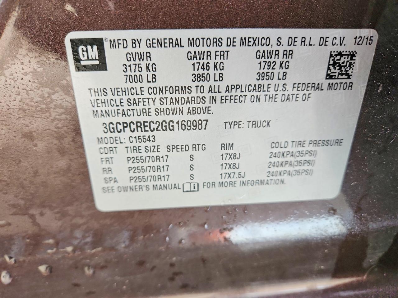 2016 CHEVROLET SILVERADO C1500 LT photo 13