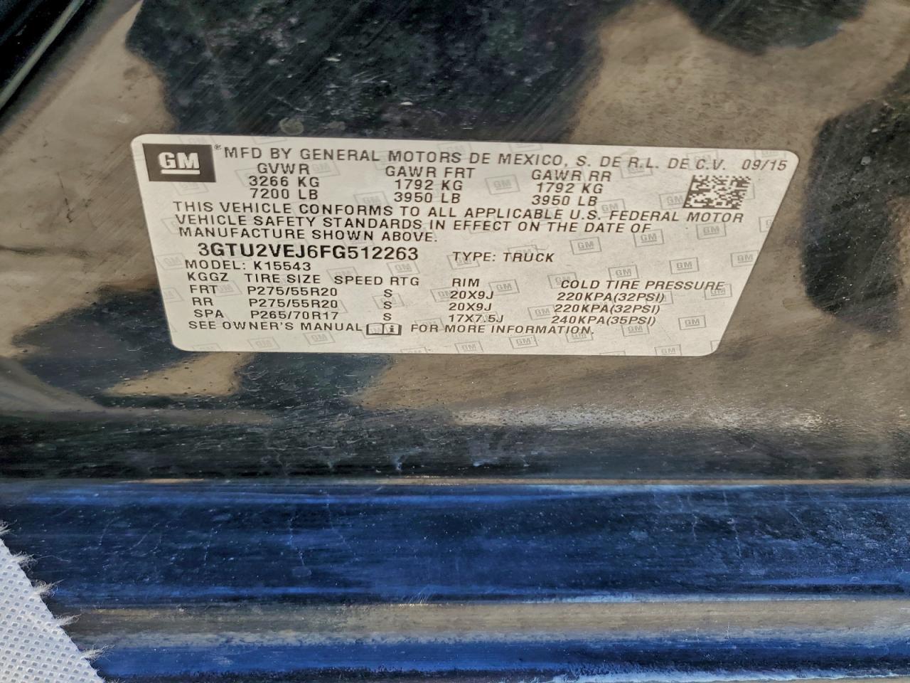 2015 GMC SIERRA K1500 SLT photo 12