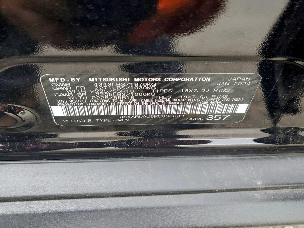 2024 MITSUBISHI OUTLANDER SPORT S/SE photo 13