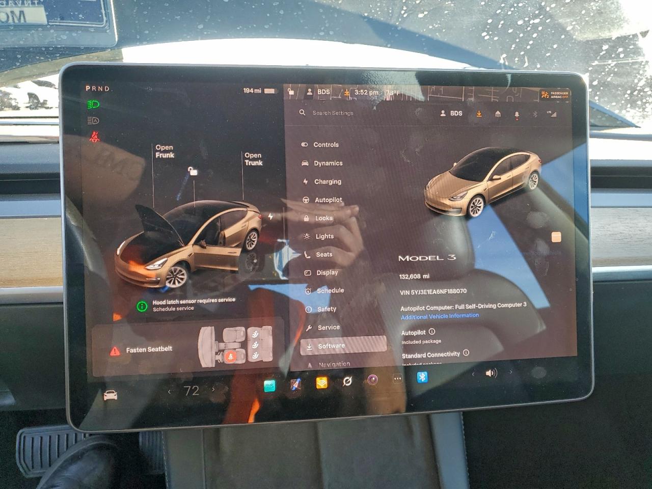 2022 TESLA MODEL 3 photo 9