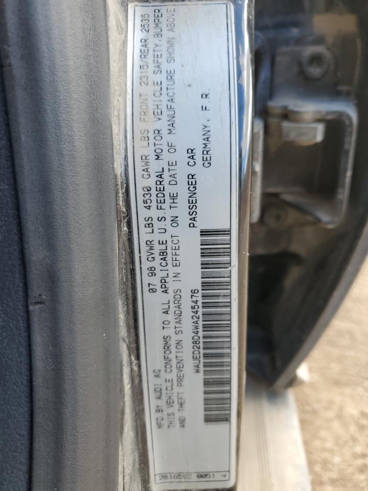 1998 AUDI A4 2.8 QUATTRO photo 23