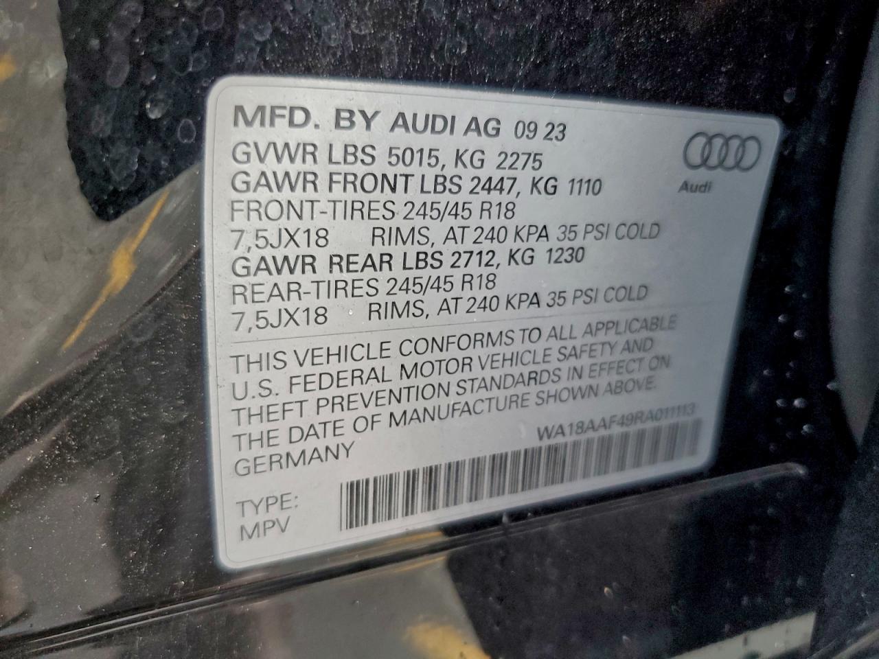 2024 AUDI A4 ALLROAD PREMIUM PLUS photo 14