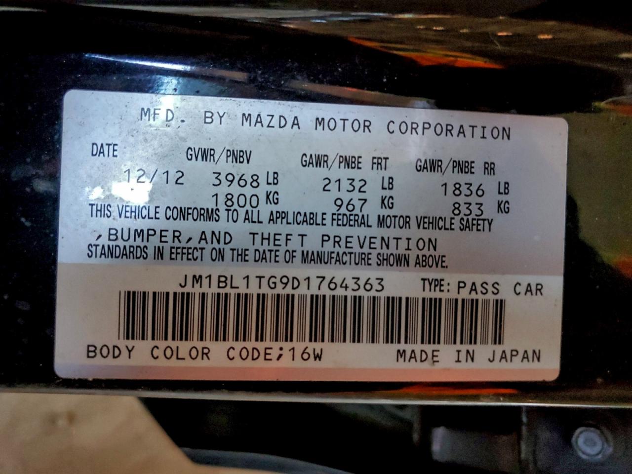 2013 MAZDA 3 I photo 12