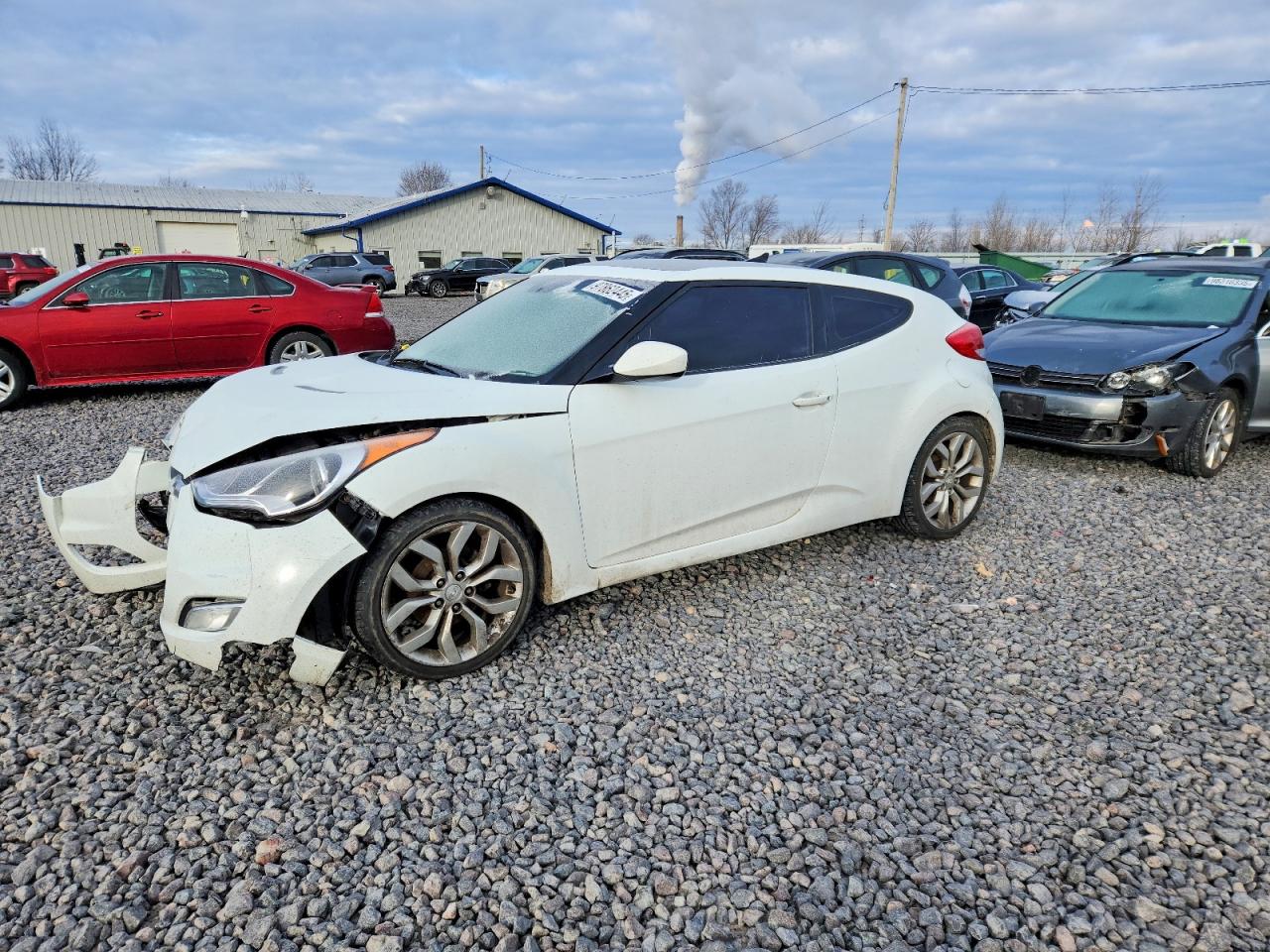 2012 HYUNDAI VELOSTER — FRONT END damage — photo 1