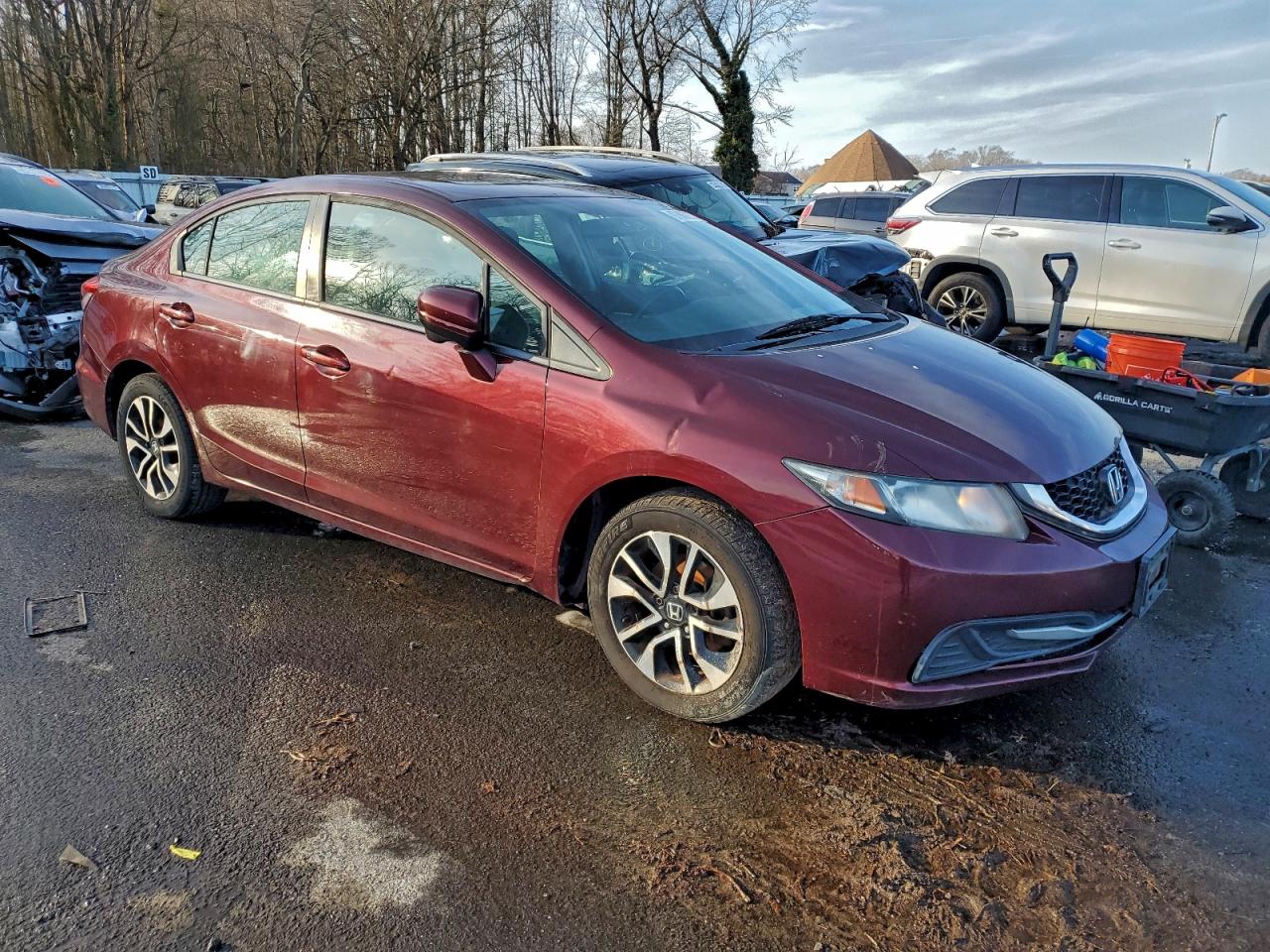 2014 HONDA CIVIC EX photo 4