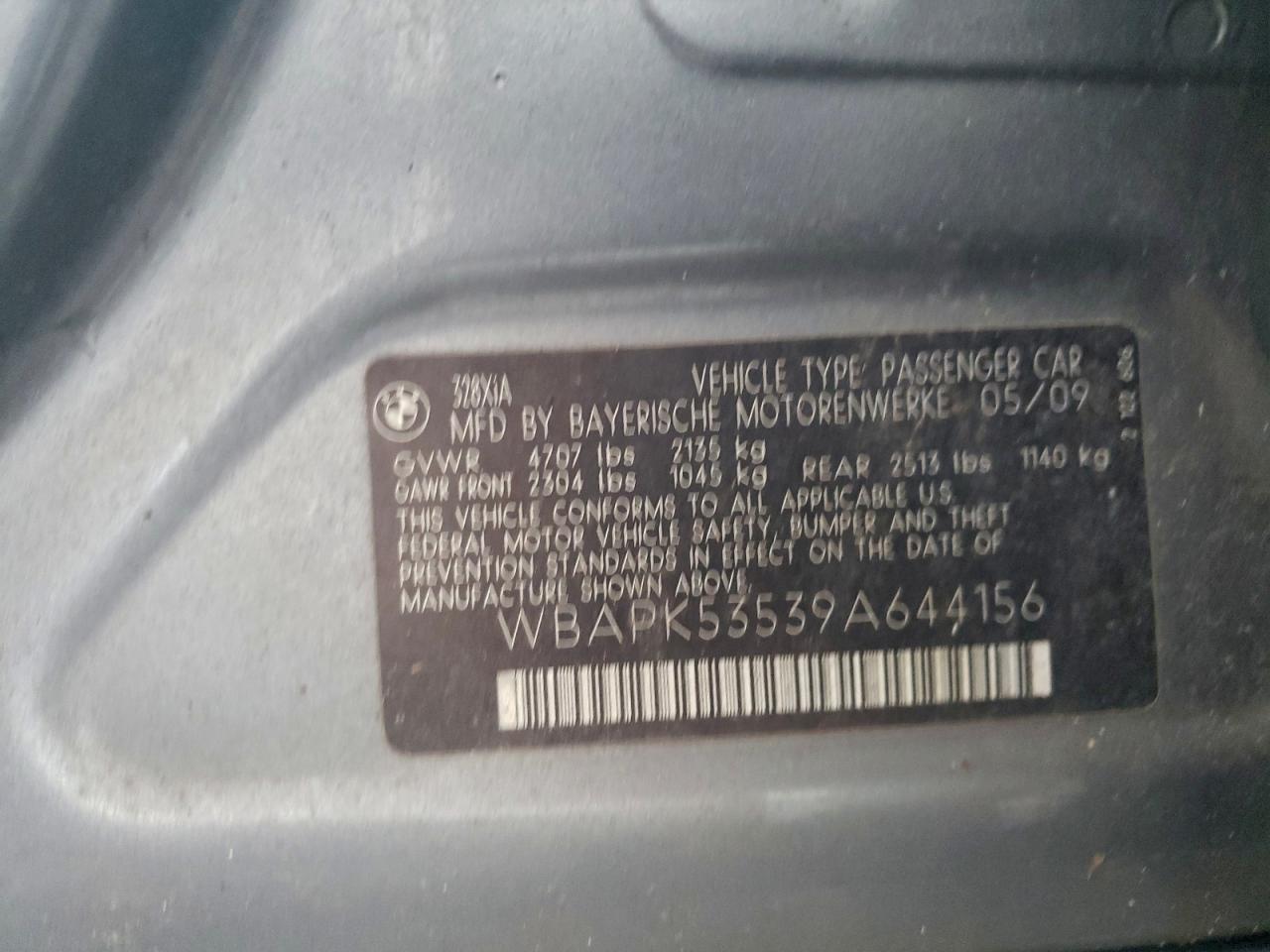 2009 BMW 328 XI SULEV photo 13