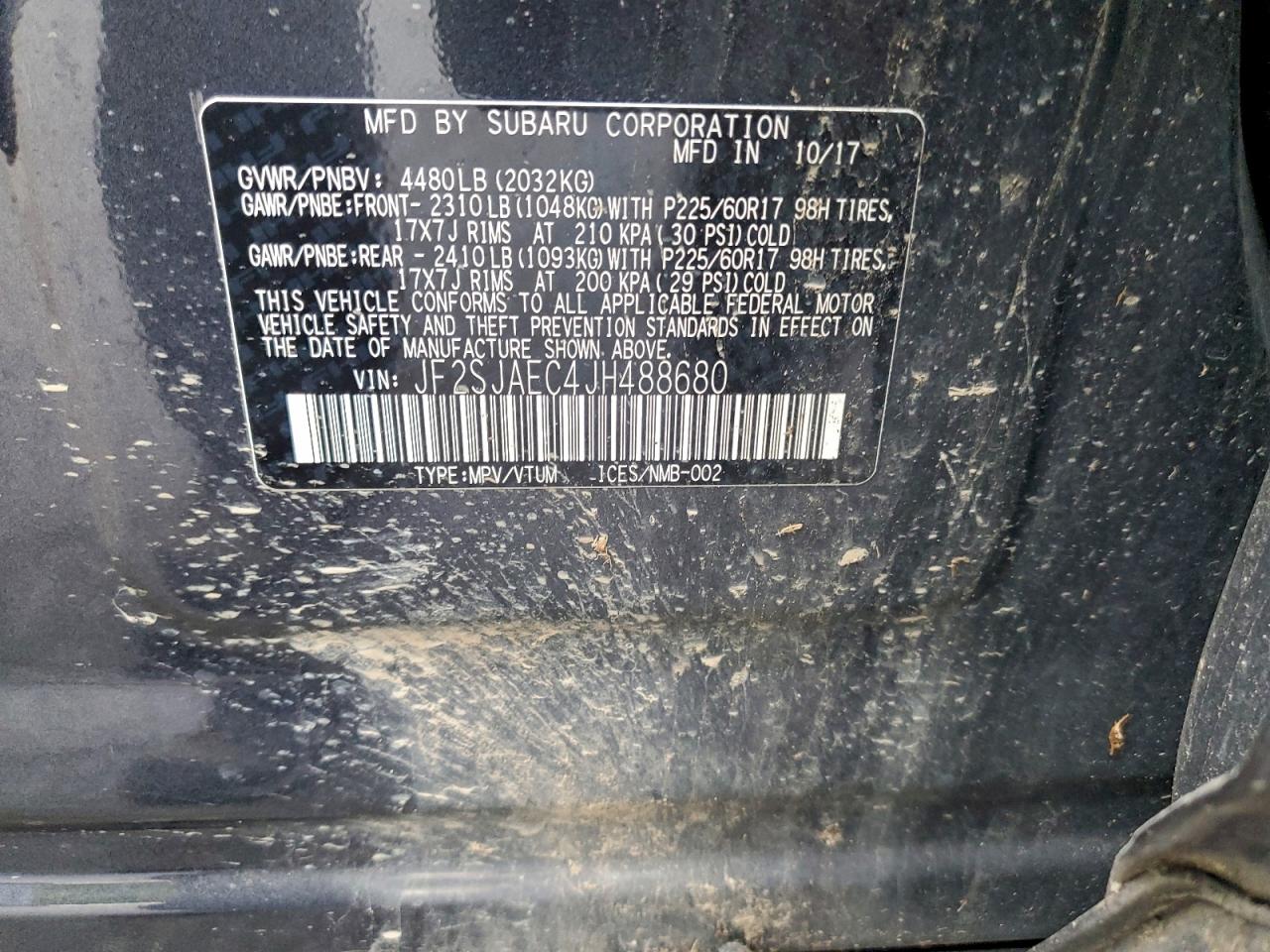 2018 SUBARU FORESTER 2.5I PREMIUM photo 25