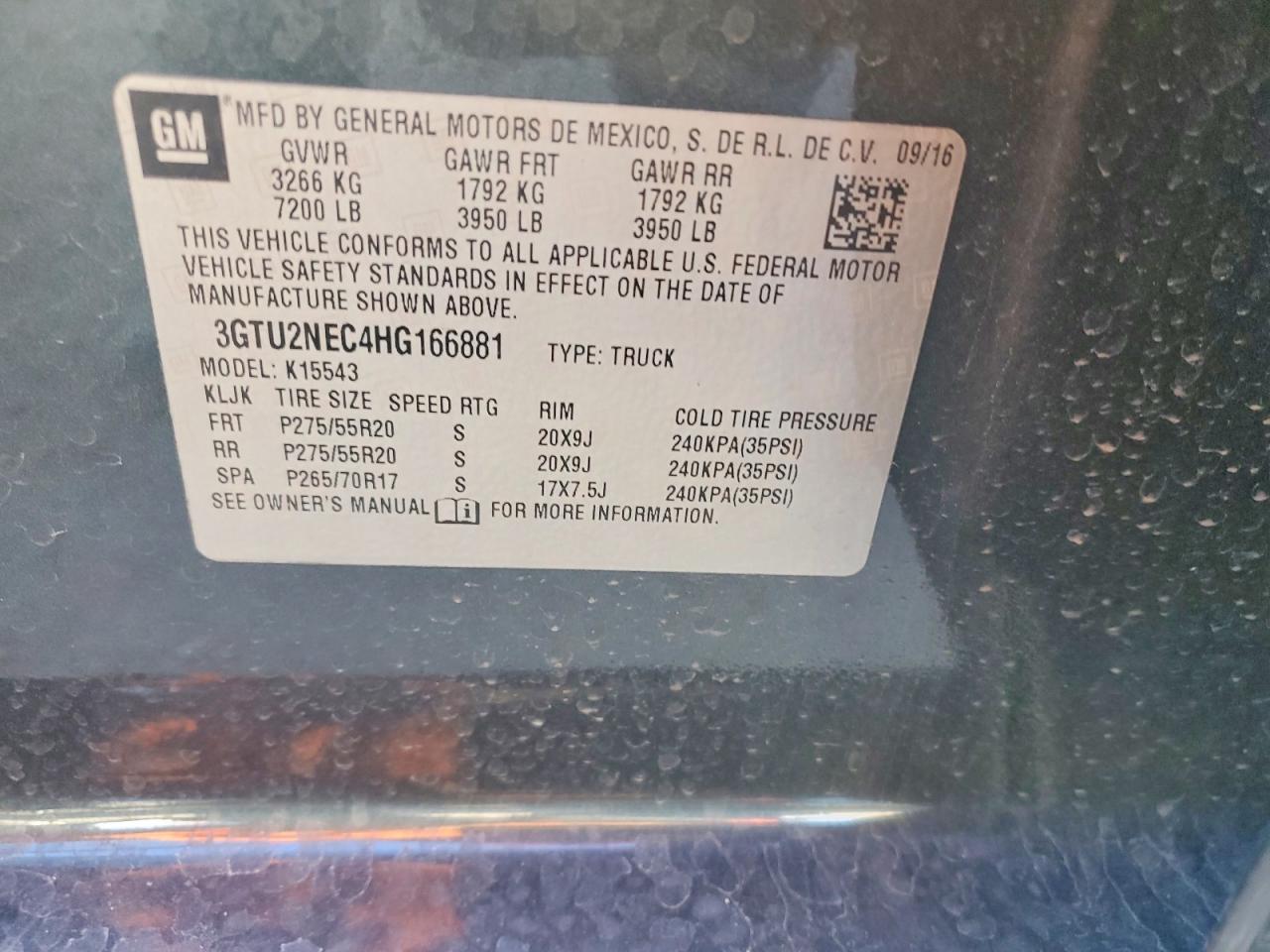 2017 GMC SIERRA K1500 SLT photo 12