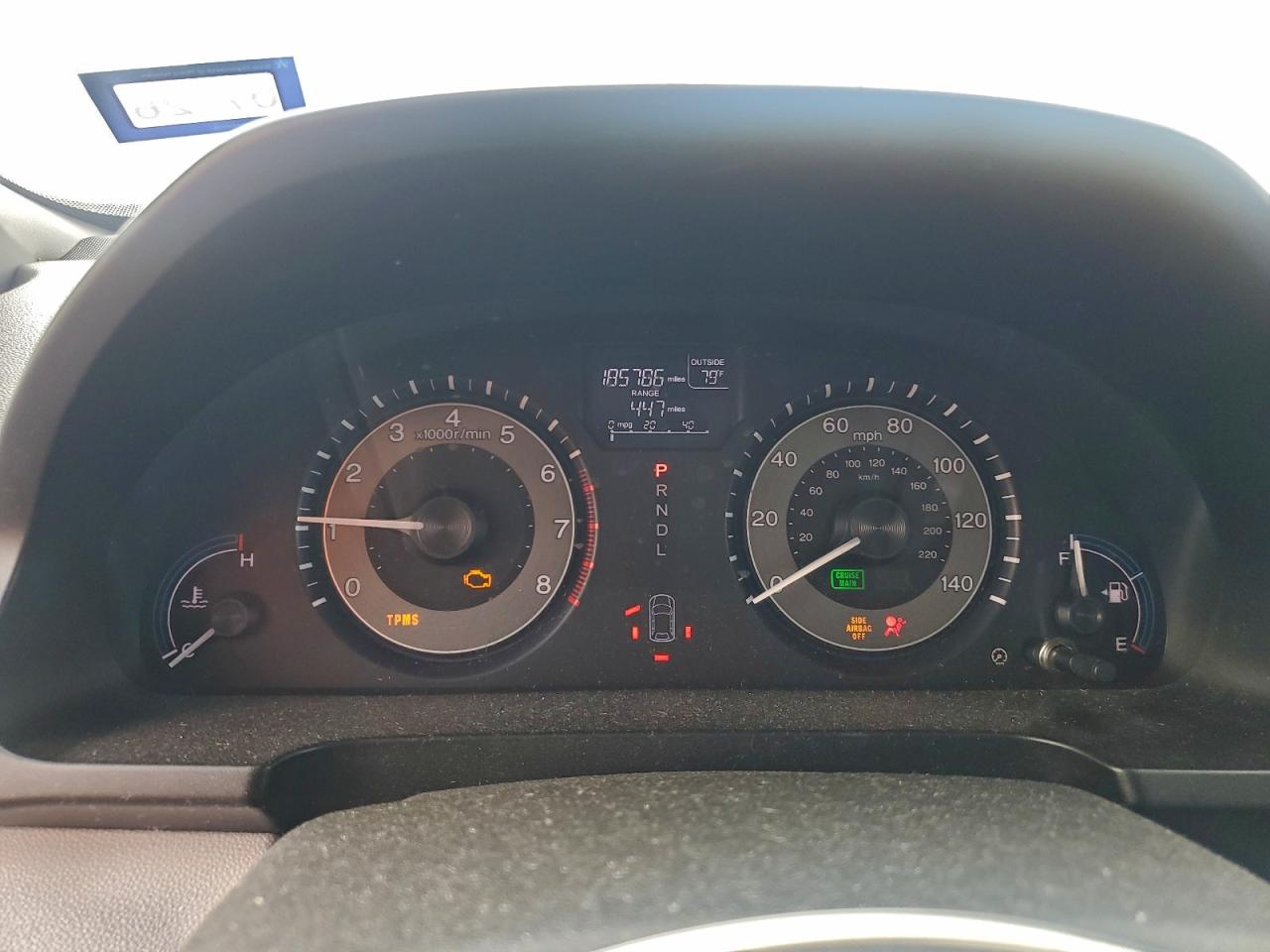 2012 HONDA ODYSSEY EXL photo 9