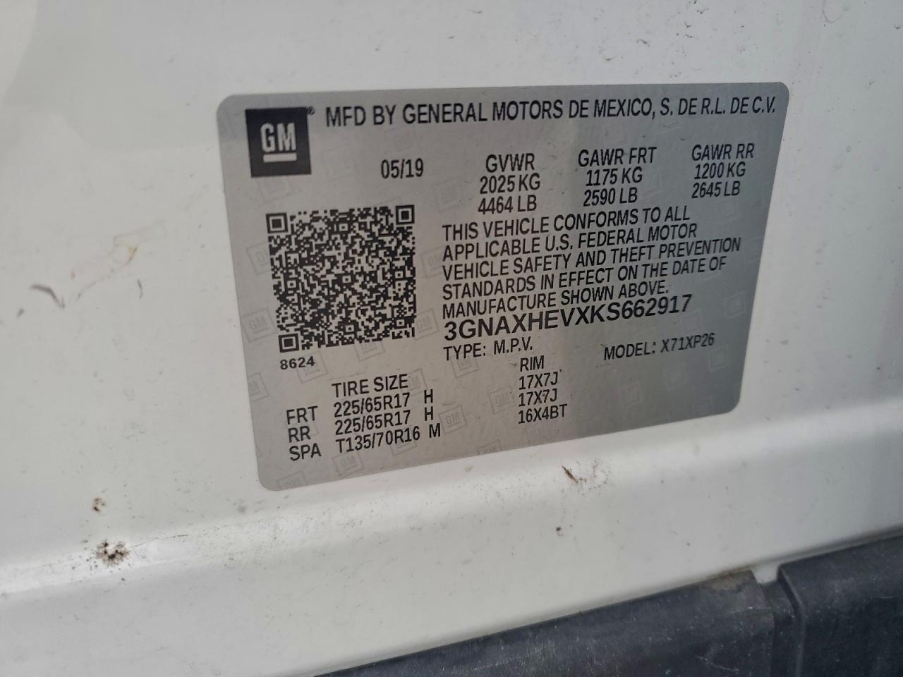 2019 CHEVROLET EQUINOX LS photo 25