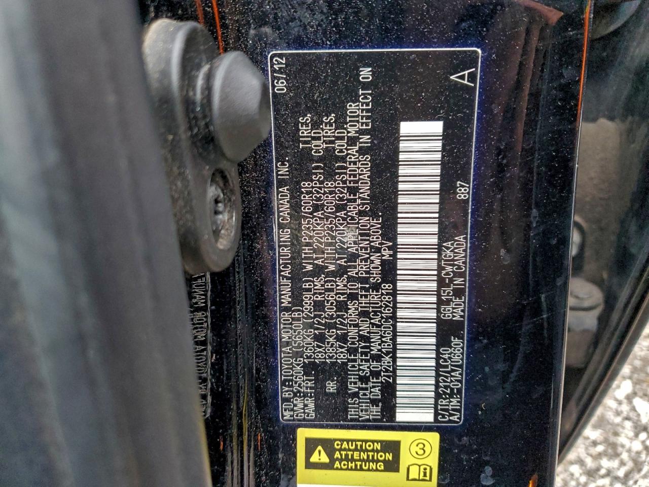 2013 LEXUS RX 350 BASE photo 12