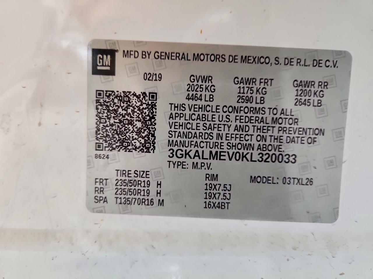 2019 GMC TERRAIN SLE photo 13