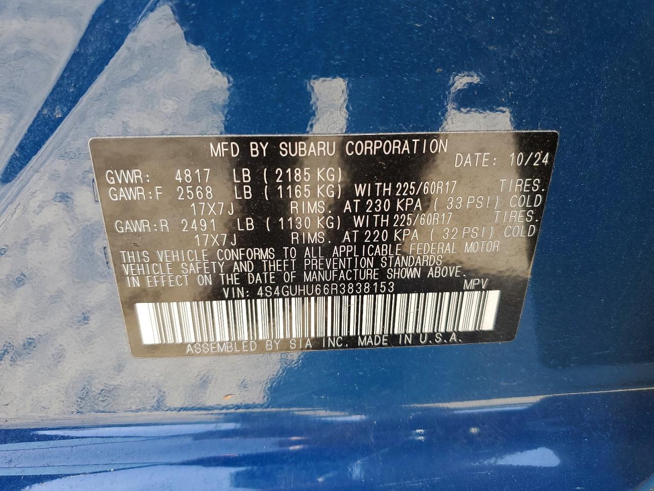 2024 SUBARU CROSSTREK WILDERNESS photo 12