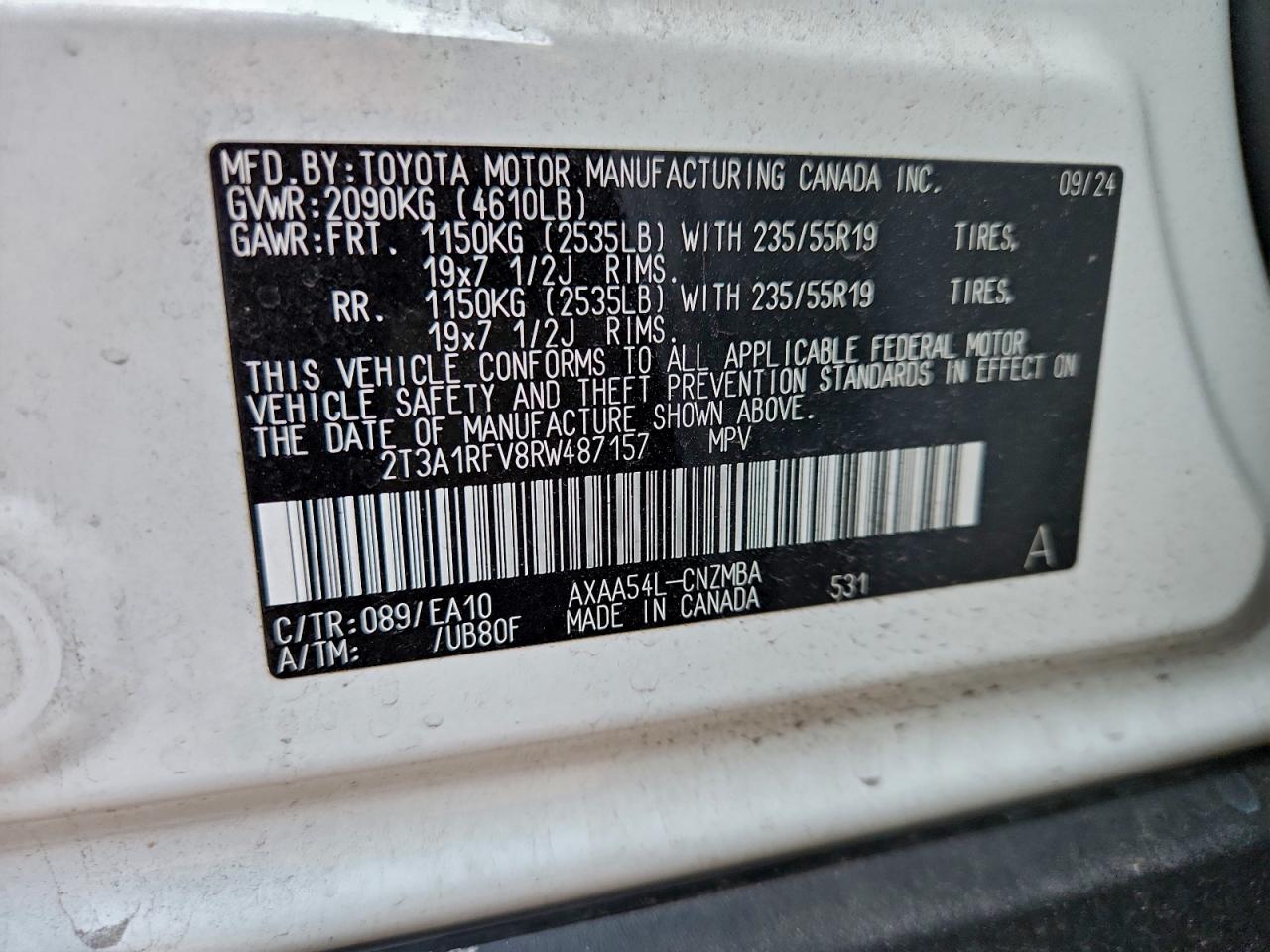 2024 TOYOTA RAV4 XLE PREMIUM photo 13