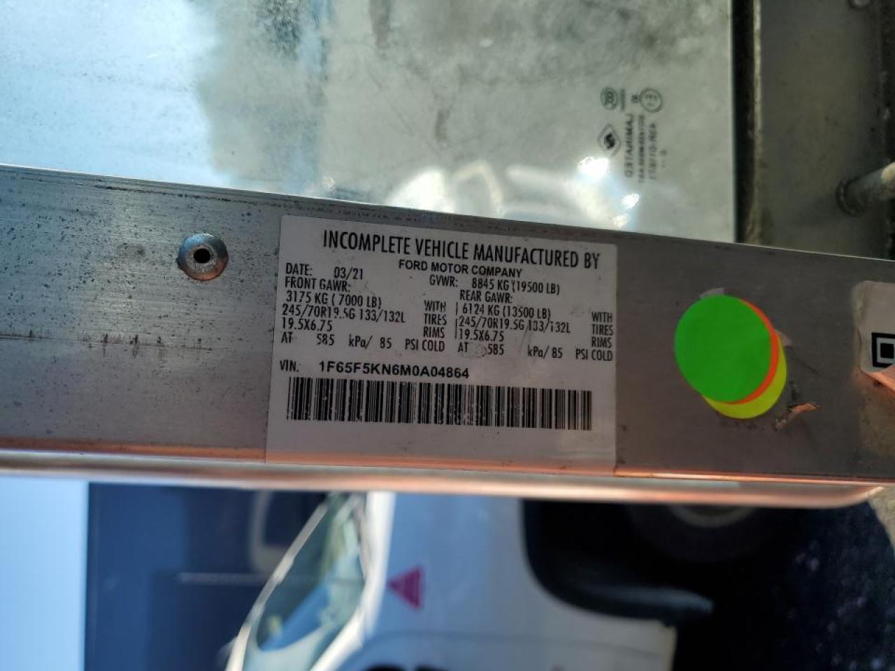 2021 FORD F59 - DELIVERY VAN photo 25